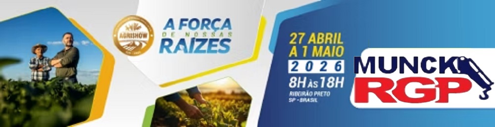 Agrishow Ribeirão Preto 2026 realizada em Ribeirão Preto, no interior de São Paulo, a feira reuniu milhares de produtores rurais, empresas, pesquisadores e profissionais do agronegócio